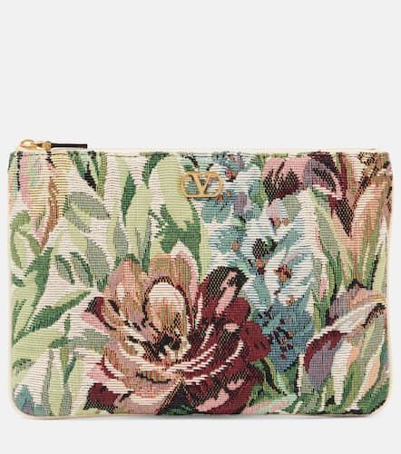 Pouch VLogo Signature Small de jacquard - Valentino Garavani - Modalova