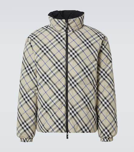 Check reversible down jacket - Burberry - Modalova