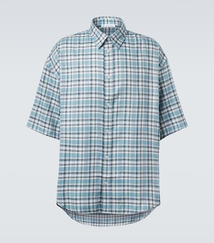 Plaid oversized flannel shirt - Acne Studios - Modalova