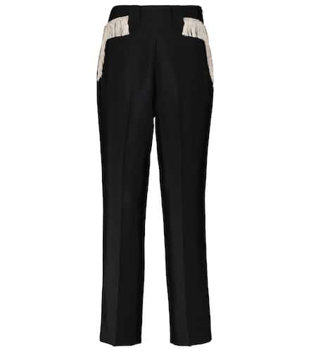 Fringe-trimmed wide-leg pants - Rodarte - Modalova