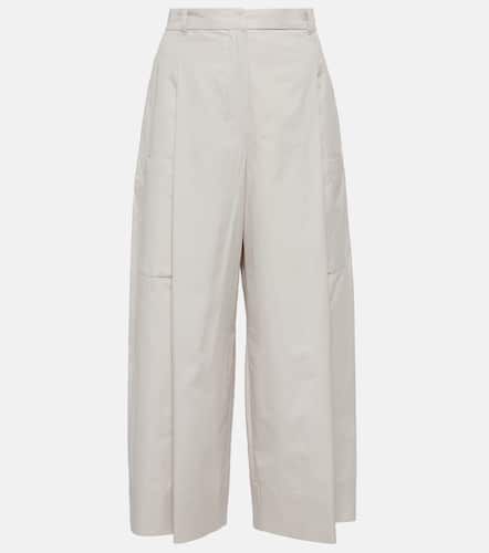 Pantalones anchos en popelín de algodón - 'S Max Mara - Modalova