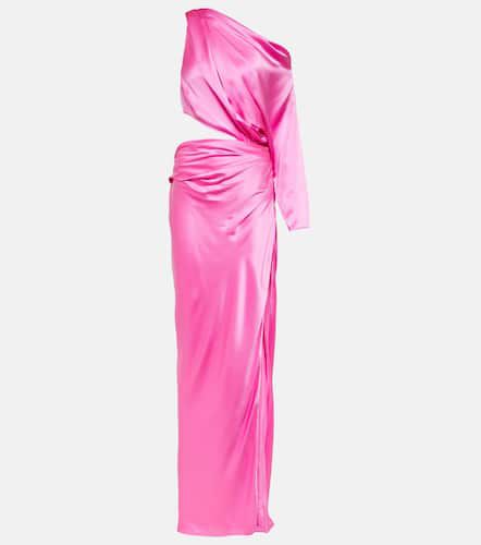 Draped cutout silk satin gown - The Sei - Modalova