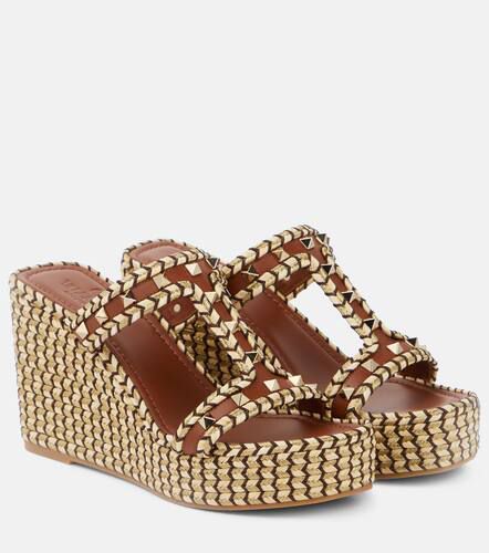 Rockstud leather espadrilles - Valentino Garavani - Modalova