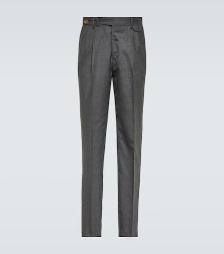 Virgin wool straight pants - Brunello Cucinelli - Modalova