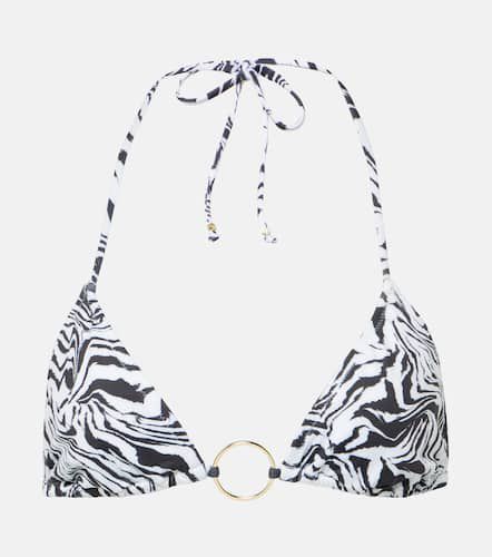 Ring-detail zebra-print bikini top - Bananhot - Modalova
