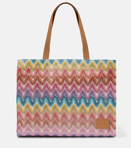 Borsa Zigzag Large in canvas - Missoni - Modalova