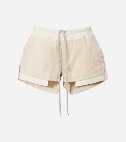 Bermuda-Shorts Fog aus Baumwolle und Leinen - Rick Owens - Modalova