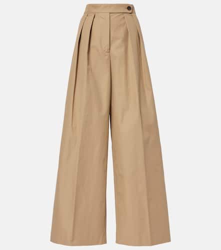 Pantalones anchos de sarga de tiro bajo - Dries Van Noten - Modalova