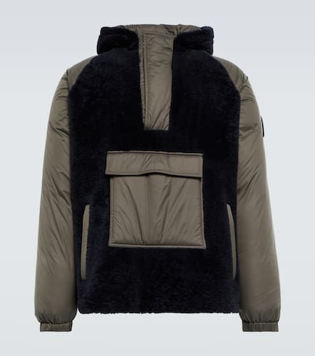 Daunenjacke mit Shearling - Giorgio Armani - Modalova