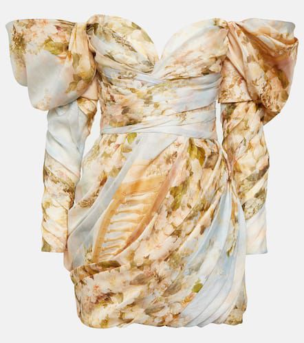 Luminosity draped floral minidress - Zimmermann - Modalova