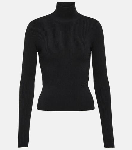 Ribbed-knit turtleneck wool-blend sweater - Patou - Modalova