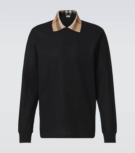 Check piquÃ© polo shirt - Burberry - Modalova