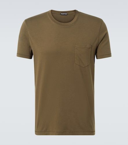 Camiseta de algodón y seda - Tom Ford - Modalova