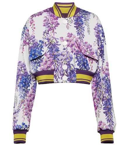 Chaqueta estampada cropped - Dolce&Gabbana - Modalova