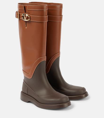 Stiefel VLogo Bold aus Leder - Valentino Garavani - Modalova