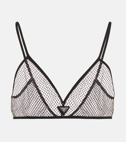 Prada Bralette adornado con logo - Prada - Modalova