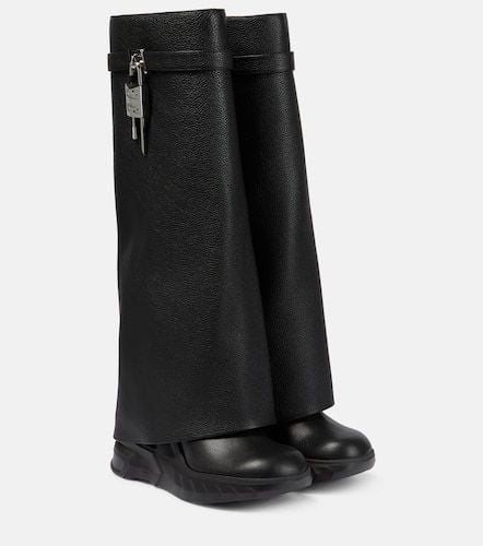 Stiefel Shark Lock Biker aus Leder - Givenchy - Modalova