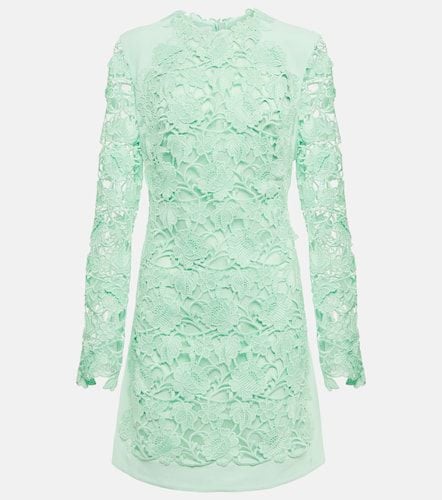 Embroidered cotton-blend minidress - Giambattista Valli - Modalova