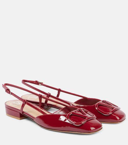 Ballerine slingback VLogo Signature in vernice - Valentino Garavani - Modalova