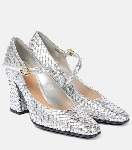 Mary-Jane-Pumps Step aus Metallic-Leder - Bottega Veneta - Modalova