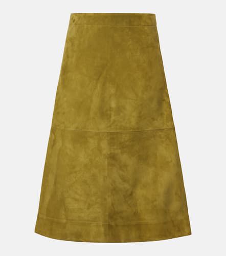 Bottega Veneta Suede midi skirt - Bottega Veneta - Modalova