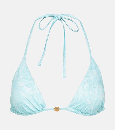 Versace Barocco triangle bikini top - Versace - Modalova