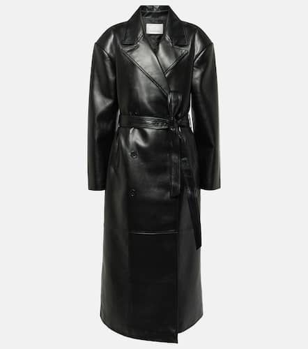 Tina faux leather trench coat - The Frankie Shop - Modalova