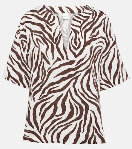 Siberia zebra-print jersey top - Max Mara - Modalova