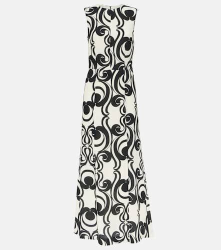 Printed crêpe maxi dress - Dries Van Noten - Modalova