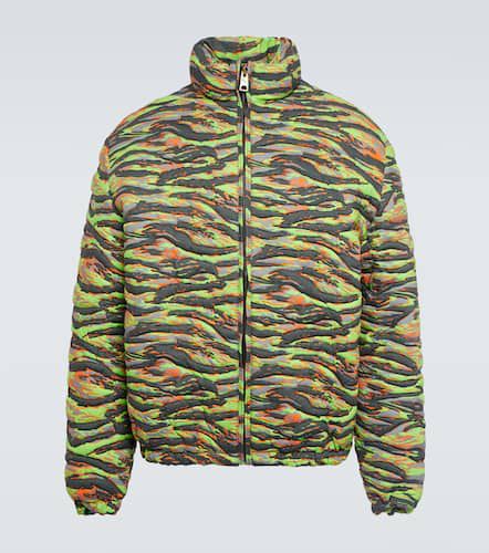 Camouflage quilted cotton jacket - ERL - Modalova