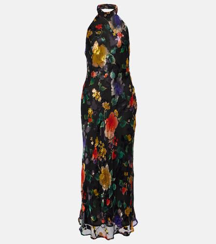 Rixo Floral halterneck midi dress - Rixo - Modalova