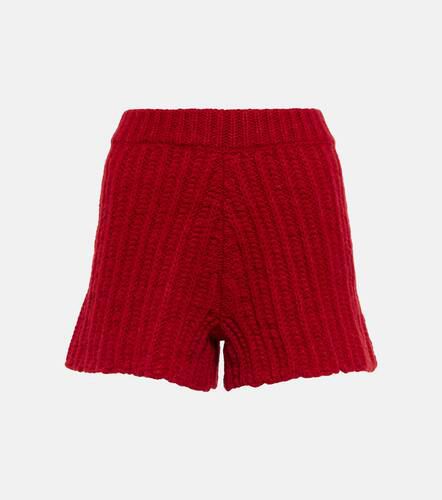 Ribbed-knit alpaca-blend shorts - Alanui - Modalova