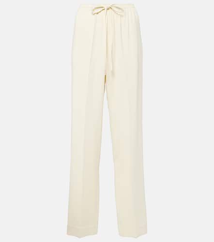 Aurelia crêpe straight pants - Asceno - Modalova