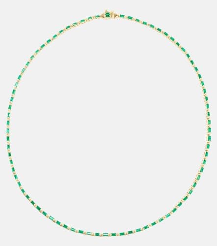 Halskette Linear aus 18kt Gelbgold mit Smaragden - Suzanne Kalan - Modalova