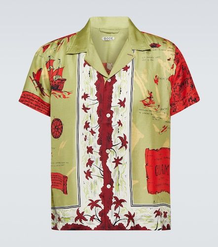 Bode Camisa de seda estampada - Bode - Modalova
