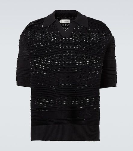 Polo de croché en mezcla de algodón - Commas - Modalova
