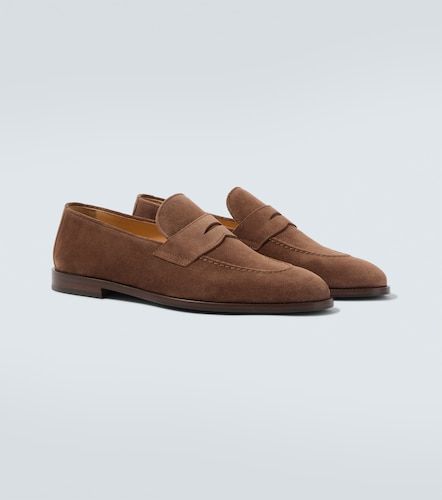 Mocassini in suede - Brunello Cucinelli - Modalova