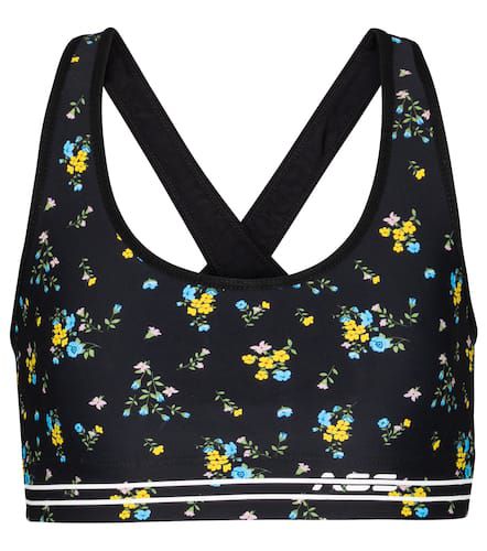 Top sportivo Cross-Back a stampa floreale - Adam Selman Sport - Modalova