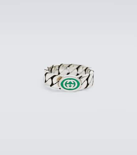 Gucci Interlocking G enamel ring - Gucci - Modalova