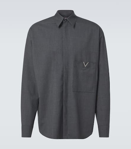 Valentino VMetallic wool shirt - Valentino - Modalova