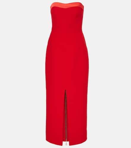 Sydney satin-trimmed midi dress - Safiyaa - Modalova