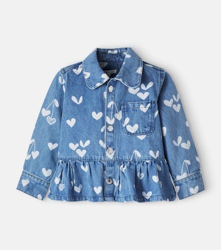 Kenza printed ruffled denim jacket - Liewood - Modalova
