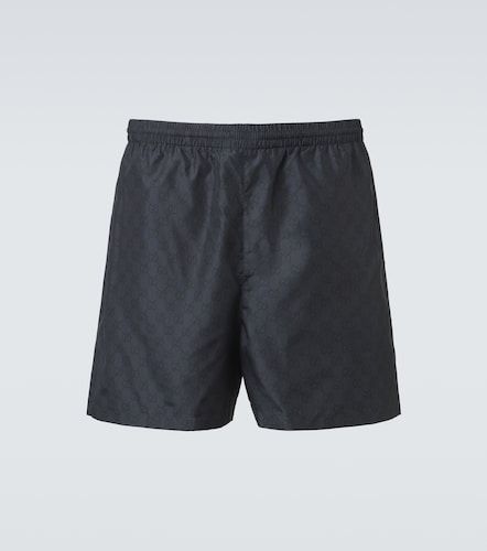Gucci GG poplin swim trunks - Gucci - Modalova