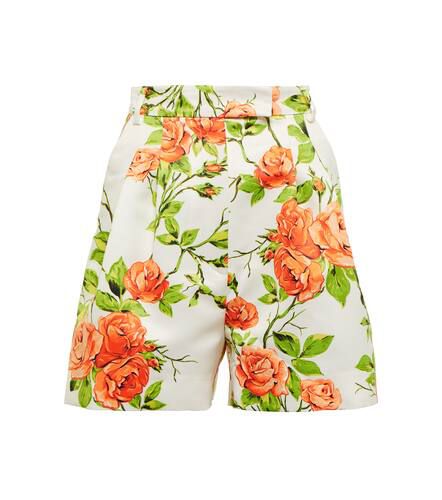 Elliot floral taffeta faille shorts - Emilia Wickstead - Modalova