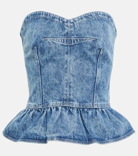 Bustier-Top Solizinia aus Denim - Marant Etoile - Modalova