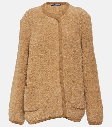 Cashmere and wool teddy jacket - Dolce&Gabbana - Modalova