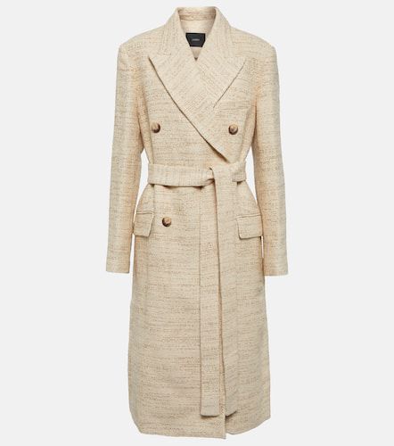 Cotton and linen-blend tweed coat - Joseph - Modalova