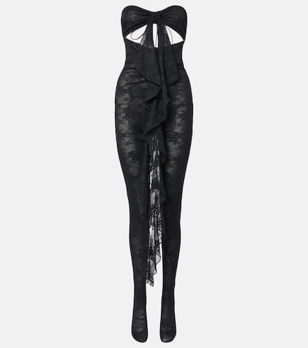 Oseree Ruffled cutout lace catsuit - Oseree - Modalova
