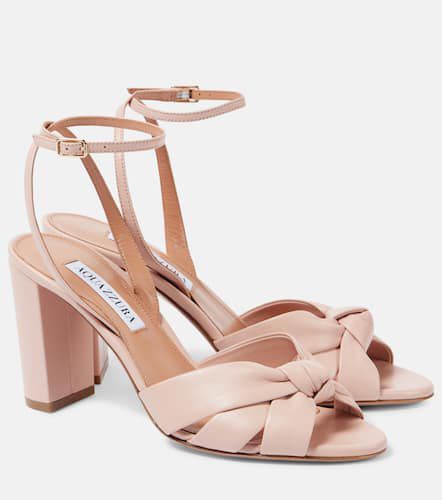 Aquazzura Nina 85 leather sandals - Aquazzura - Modalova