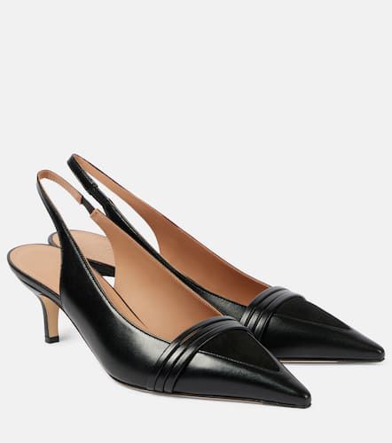 Tanner 45 leather slingback pumps - Malone Souliers - Modalova